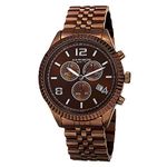Akribos XXIV Men's Swiss Chronograph Watch - 3 Subdial with Date Window On Stainless Steel Bracelet - AK799