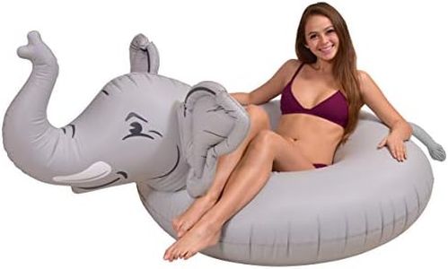 GoFloats Elephant Pool Float Party Tube - Inflatable Rafts for Adults & Kids