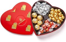 Heart Chocolate Gift Basket - Milk Chocolate Gift Basket - Christmas Chocolate Gift Box by On Occasion