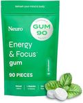 Neuro Energy & Focus Gum - 40mg Nat