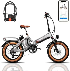 Luckeep Folding Electric Bike for Adults 1400W Peak, 48V 33AH-2 Batteries 100 Miles 28MPH,20 inch Fat Tire Foldable EBikes with Full Suspension, Hydraulic Brakes APP, UL Commuting E Bike for Men Women