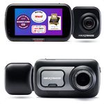 Nextbase 522GW Dash Cam Front and Rear Camera Click In - 1440p/30fps In Car HD Recording - Dual 140° 6 lane wide Dashboard view – Mini & Click In Rear cam, Parking Mode, Wifi, GPS, Voice Control