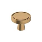 Amerock | Cabinet Knob | Champagne Bronze | 1-3/8 inch (35 mm) Diameter | Destine | 1 Pack | Drawer Knob | Cabinet Hardware