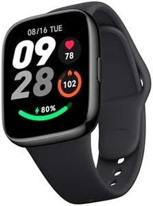 Redmi Watch 3 Active BT Calling 1.83 Screen, Premium Metallic Finish, 200+ Watch Faces,12 Days of Battery Life, 5ATM Rating,100+ Sports Modes,SpO2,Heart Rate and Period Cycle Monitoring Black