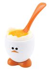 Joie Egg Head Cup and Spoon Set, One Size, White, 1 Piece, 5x5x5 cm