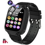 JUBUNRER Smart Watch for Kids Phone Games Camera SOS Music Calculator Alarm Clock 3-12 Birthday Girls Boys Gift