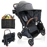 Strolee Baby+ Multi Use Baby Stroller & Personal Shopping Bag (Shadow Grey)