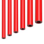 Vacuum Hose Automotive, 1/8" 5/32" 3/16" 1/4" 5/16" 3/8"ID High Performance Silicone Vacuum Tubing Hose Kit, 6PCS Vacuum Lines Automotive hose hvac 130PSI Max Pressure 5FT (RED)