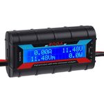 200A High Precision Power Analyzer Watt Meter Battery Consumption Performance Monitor with LCD Backlight for RC, Battery, Solar, Wind Power