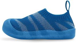 Jan & Jul Flexible Water Shoes, Easy On Pool Sneakers for Boys (Atlantic Blue, Size 9 Toddler)