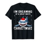 I'm Dreaming Of A Great White Christmas Shark T-Shirt