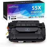 INK E-SALE Compatible Toner Cartridge Replacement for CE255X 55X(Black 1-Pack), for use with P3015 P3015d P3015dn P3015n P3015x P3010 Pro MFP M521dw M521dn M525c M525dn M525f Printer