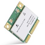 Mini PCI‑E Card, Dual‑Band Adapter, 802.11AC Half Mini PCI‑E Interface Network Card, Maximum Speed Support 867Mbps