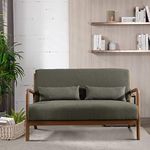 INZOY 50" Love seat Sofa 2 Seat Mid