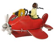 Build Your Own Wallace & Gromit Sidecar Plane - A Close Shave - Eco Friendly Cardboard Craft Kit - Ages 10+