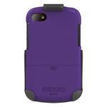 Seidio Surface Case and Holster Combo for BlackBerry Q10, Retail Packaging, Amethyst (BD2-HR3BBQ10-PR)