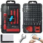 FANACAN 160in1 Precision Screwdriver Set, Magnetic Small Screwdriver Set, Electronic Repair Tool Kit, Compatible with iPhone, MacBook, Laptop, PC, Tablet, Phone, Computer, PS4, PS5, Switch (Red)