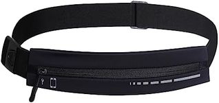 Rbenxia Black Slim Running Belt for