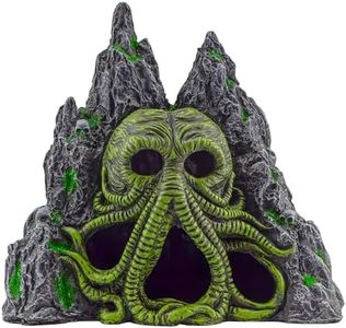 Toy Vault Cthulhu Monster Aquarium Cave Hideaway Fish Tank Decor, H.P. Lovecraft Themed