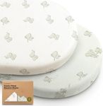 2-Pack Organic Bassinet Sheets for 