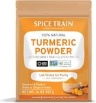 SPICE TRAIN, Turmeric Powder (397g) Made from All Natural Indian Origin Turmeric Root | Raw Turmeric Powdere | Curcumin