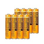 8 Pack HHR-55AAABU NI-MH Rechargeable Battery for Panasonic 1.2V 550mAh AAA Battery for Cordless Phones