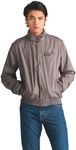 Members Only Men's Big & Tall Classic Iconic Racer, Slim Fit Jacket (Grey, 3XL)