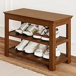 Bamworld Shoe Bench 3 Tier Bamboo E