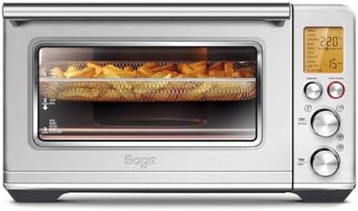 Sage - The Smart Oven Air Fryer - Microwave and Grill - 10 Programmes, 22 L Capacity, 230 °C, 2400 Watt - Toast, Bake, Roast, Reheat - Pizza, Air Fryer and Slow Cooker - Brushed Stainless Steel