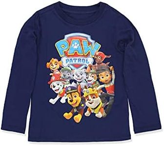 Paw Patrol Toddler Long Sleeve T-Shirt Tee (4T, Navy)
