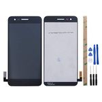 YHX-US for LG K4 2017 M150 M153 M155 M160 LCD Display Screen Touch Digitizer +A Set of Tools（Black）