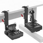 YAARHEJ 2 Set Desk Mount for Flight Sim Game Joystick, Throttle, Hotas system Compatible with Logitech X56, X52 or Thrustmaster T-Flight Hotas/T.16000M/TCA/Warthog 10C&Throttle/Winwing Orion 1&2