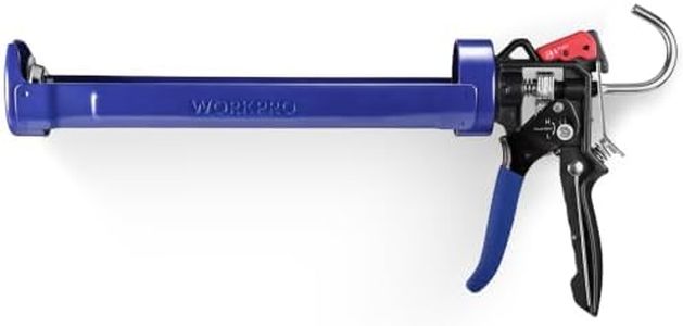 WORKPRO 29 oz Caulking Gun, Caulk Gun with Adjustable 9:1&18:1 Thrust Ratio