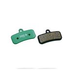 BBB Cycling Bike Disc Brake Pads 1x Pair of E-Bike Durable Disc Brake Pad High-Performance Compatible with Shimano, Tektro and Bengal Systems DiscStop E-Bike BBS-55E, Green