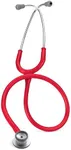 3M Littmann Classic II Infant Stethoscopes, 2114R, Stainless Steel Chestpiece, 28" Red Tube