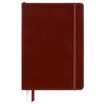 C.R. Gibson Brown Professional Leather Journal Notebook, 6'' W x 8.5'' L, 240 Pages