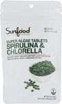 Sunfood Spirulina/Chlorella Tablets, 2oz, Raw