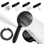 SparkPod Shower Head and Hose Set - High Pressure Showerhead with 10 Spray Settings - Luxury 5" Handheld High Power Shower Heads with High Pressure Jets - Oil-Rubbed Bronze (No Filter)