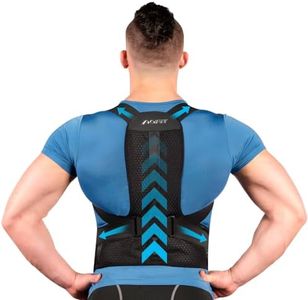 AOFITBRACE Back Brace Posture Corrector for Women and Men, Breathable Adjustable Full Back Straightener for Upper Lower