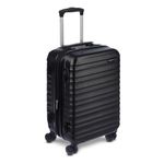 Amazon Basics 21-Inch Hardside Carry-On Luggage, Hardshell Suitcase With Wheels, Expandable For Up to 25% More Space, With Scratch-Resistant Surface, Four Multi-directional Wheels, Black