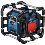 Bosch Professional 18V System Radio GPB 18V-5 SC (incl. Aux. Cable, 2x 1.5 V LR6 battery (AA))