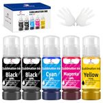 JoyPrinting Sublimation Ink for ET-2803 ET-2800 ET-2850 ET-2720 ET-2400 ET-2750 ET-2760 ET-2840 ET-3760 ET-4800 ET-4700 ET-15000 for Heat Press Transfer on Mugs T-Shirts 500 ML