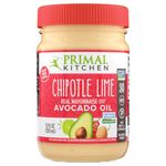 Primal Kitchen Avocado Oil Mayonnaise Chipotle Lime, 12 Ounce (355 ML), Paleo, Whole30