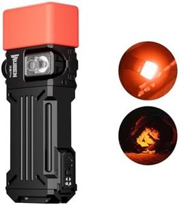 WUBEN AC3 Flashlight Diffuser Durable, Lamp Caps for X2Pro Flashlight, for Camping, Emergencies and Outdoor (Red)