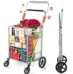 Wellmax Grocery Shopping Cart with 