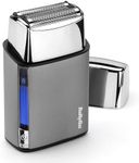 BaByliss Super‑X Double Foil Shaver for Men – Ultra‑Smooth Finish, Dual Japanese Steel Foils, Cordless Lithium‑Ion, Wet & Dry IPX7, USB‑C Rechargeable, FS996DU