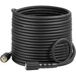 Starq Heavy Duty Hydraulic Hose Pipe for Pressure Washers 8Mtr - Steel Braided Rubber Industrial Grade I Durable I Pressure Resistant I M22 x 15 Thread