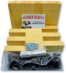 Maximum Velocity Derby Car Kits | Bulk Pack (12) | Pine Block Kits includes Wheels & Axles | Pinewood Car Kits