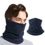 CUIMEI Fleece Neck Warmer Gaiter (3 Pack / 2 Pack / 1 Pack) - Windproof Face Mask for Men & Women for Outdoor Ski Running Cycling Motorcycle in Cold Weather Winter