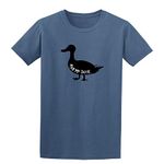 Ay up me duck tshirt for northerners or bird lovers, premium soft cotton ethical tee, available in a range of colours (big duck)
